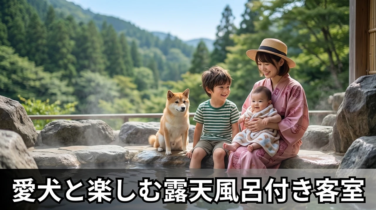 愛犬と楽しむ露天風呂付き客室のメリット5つ