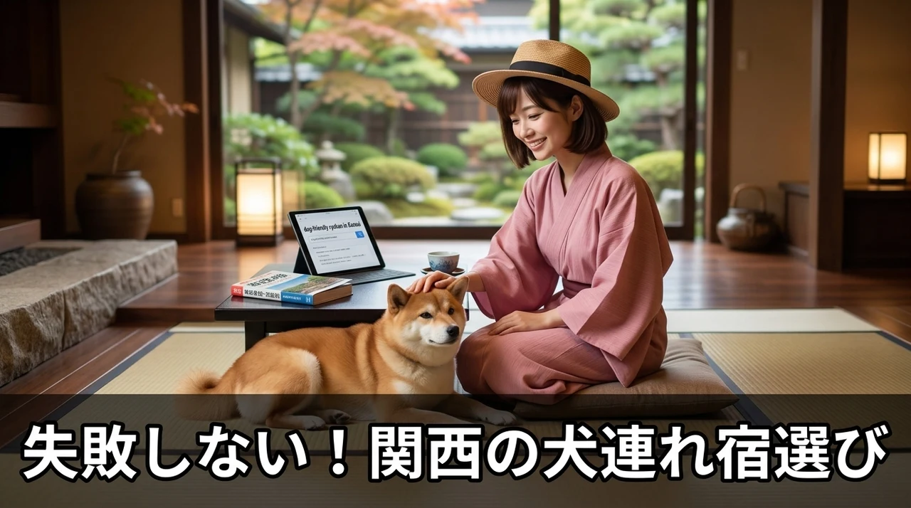 関西で失敗しない犬連れ宿の選び方